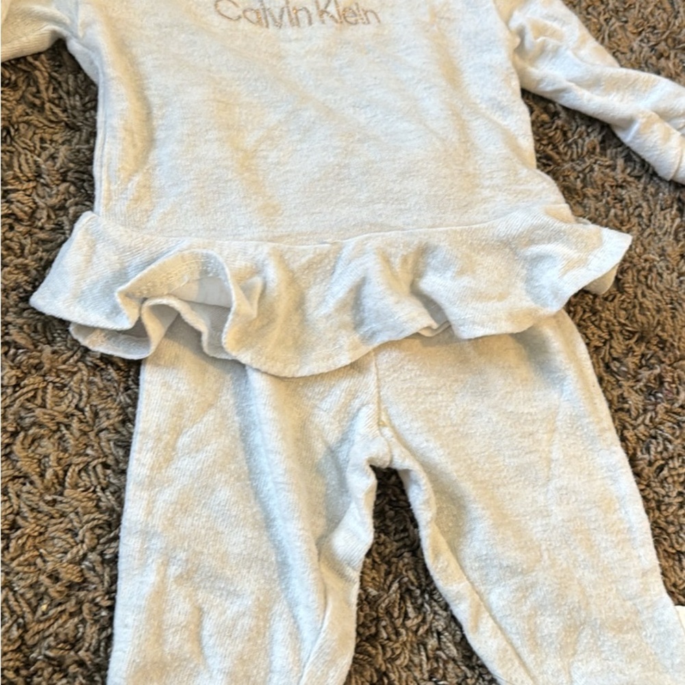 3 to 6 months Calvin Klein sweatsuit